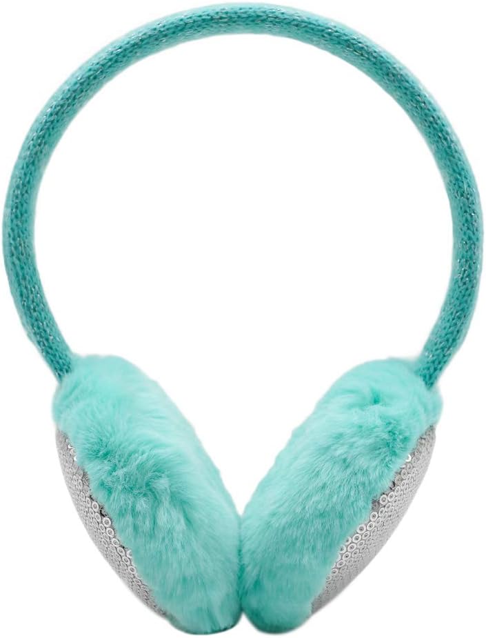 Ztl Kids Knit Earmuffs Winter Outdoor Plush Ear Warmers for Boys Girls 4-16 Years - Image 1